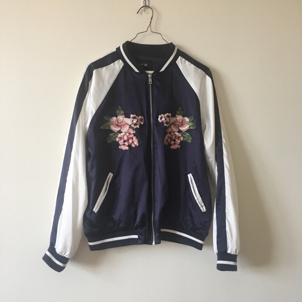 Satin bomber